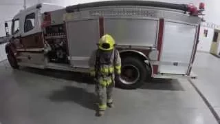 Donning Firefighter Bunker Gear & SCBA. Brian Banman