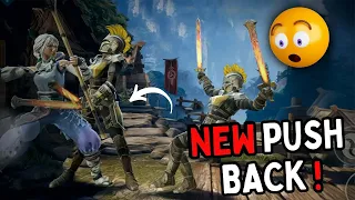 *NEW* Push Back Update 👌 || New Animation in Corner Grab|| Shadow Fight 4 Arena