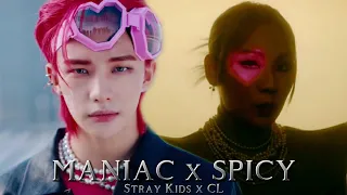 Stray Kids x CL - 'MANIAC' x 'SPICY' MASHUP