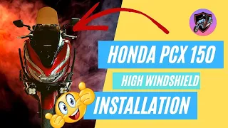 Honda PCX Long Windshield Installation