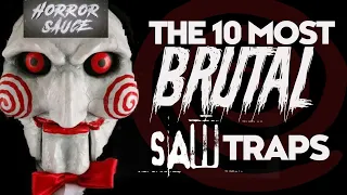 10 most Brutal SAW Movie Traps!