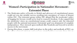 Women’s Participation in the Nationalist Movement: Extremist Phase