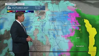 Windy & cooler Wednesday, with snow developing by Friday