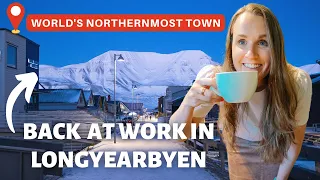 Come to work with me in Longyearbyen | PLUS our first sunset AND the whales are back!!