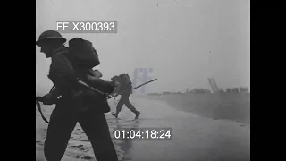 WWII - 1944, Normandy Invasion - D-Day to D-3, 06-10Jun44 R3 of 4 | X300393 | Footage Farm Ltd