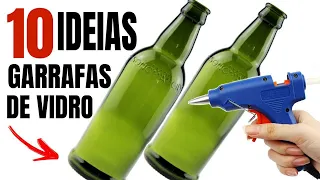 10😱GARRAFAS DE VIDRO DECORADAS/ IDEIAS PARA DECORAR