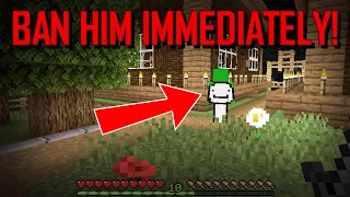 If Dream Joins Your World, BAN HIM IMMEDIATELY! Minecraft Creepypasta