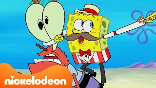 SpongeBob | SpongeBob & Thaddäus TÄUSCHEN Mr. Krabs 🦀 | Nickelodeon Deutschland