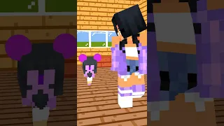 @Aphmau and Aaron Funny Moments - Minecraft #shorts