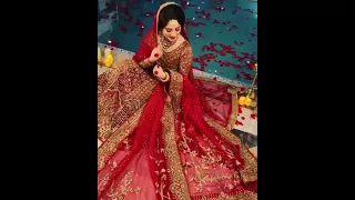 Neelam Muneer looks grogeous in Bridal look behind the scene of recent photoshoot