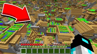 Я ПОТРАПИВ У НЕСКІНЧЕННЕ СЕЛО У МАЙНКРАФТ!!! Діамант minecraft