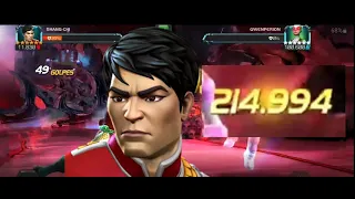 6 Star Rank 2 Shang Chi +200k Critical Hit | Marvel Contest of Champions