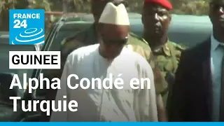 Guinée : Alpha Condé en Turquie pour des raisons médicales • FRANCE 24