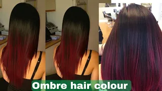 how to do ombre hair colour 🌈