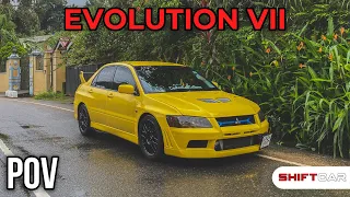 MITSUBISHI LANCER EVOLUTION VII POV DRIVE [4K]