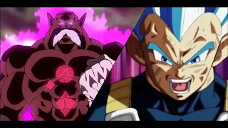 Vegeta Ssj Blue Evolution vs Toppo God of Destruction | No.17 and Frieza Vs Toppo English Dub