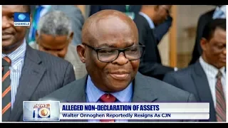 Walter Onnoghen Reportedly Resigns As CJN Pt.1 05/04/19 |News@10|