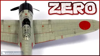 1/72 Tamiya A6M2b Zero - scale model air plane build