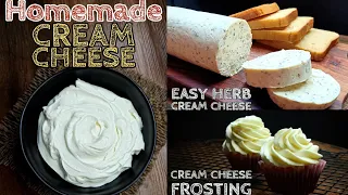 Homemade Cream Cheese Recipe ~ Just 3 Ingredients !