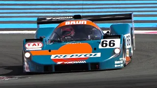 1991 Brun C91 Group C Car: Warm Up, Accelerations & Judd EV 3.5L V8 Pure Sound!