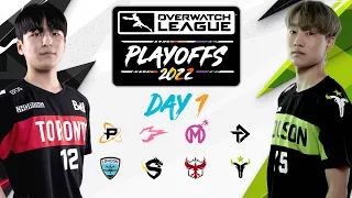 Overwatch League 2022 Season | Playoffs Day 1