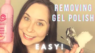 REMOVING GEL POLISH AT HOME | Easy in 5 steps!