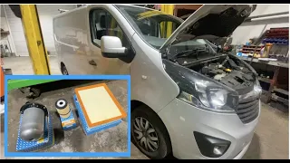 2015 Vauxhall Vivaro / Renault Trafic Engine service