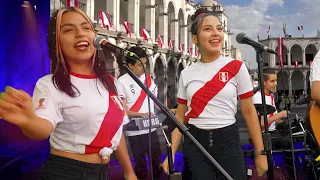 CARNAVAL AREQUIPEÑO/MAMBO DE MACHAGUAY/OJOS AZULES 🇵🇪 - Edwin & Franco ORQ. BALLESTA.