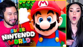 SUPER NINTENDO WORLD Trailer Reaction! | New MARIO Theme Park! | Universal Studios Hollywood