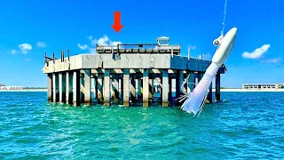 TOSSED a JIG along this Gulf PIER and Caught THESE...  *CATCH, CLEAN, COOK*