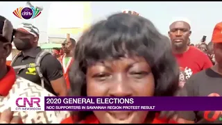 NDC supporters in Savannah region protest 2020 general election results | Citi Newsroom