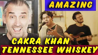 Reaction to -  Cakra Khan - Tennessee Whiskey (Chris Stapleton Cover) Live Session