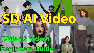 AI Video 2 Video Animation Beginners Guide , in Stable Diffusion and A1111