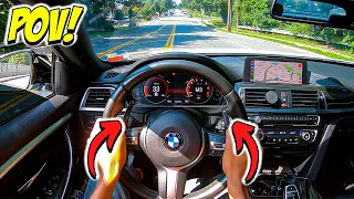 What It's Like Shifting In A 500HP BMW 440i *crazy pops and bangs*