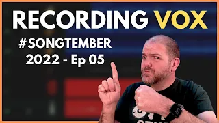 Recording VOCALS in GarageBand iOS | #Songtember 2022