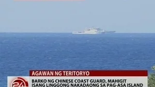 24Oras: Barko ng Chinese Coast Guard, mahigit isang linggong nakadaong sa Pag-asa Island