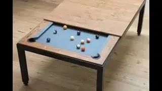 How to build a pool table from scratch in 5 mins. TIMELAPSE.