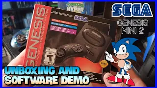 Sega Genesis Mini 2 -Unboxing And Demo