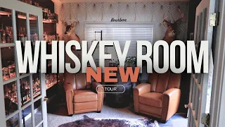 BEST Whiskey & Bourbon Room! Man Cave Whiskey Lounge Tour