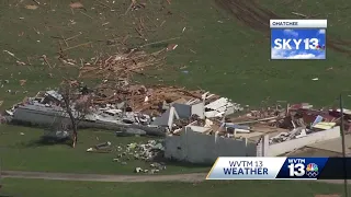 Gov. Ivey tours devastating tornado damage in Calhoun County