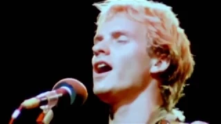 Sting   Message In A Bottle Live 1982