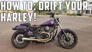 How To Drift Your Harley Davidson Motorcycle Like A Maniac! (Step By Step Guide)