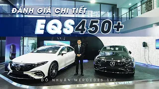 Đánh giá Chi Tiết Mercedes EQS 450+ 2023. Giá Gần 5 Tỷ Liệu Có Xuống Tiền Không.