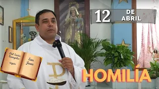 EVANGELIO DE HOY viernes 12 de abril del 2024 - Padre Arturo Cornejo