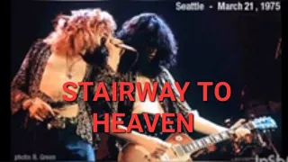 Led Zeppelin - Stairway to Heaven live 1975, Seattle (bootleg) - powerful live version