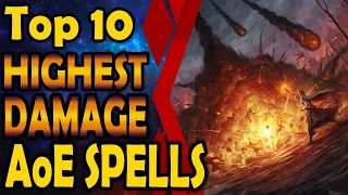 Top 10 AoE Spells That Deal The Most Damage (at base level) in DnD 5E