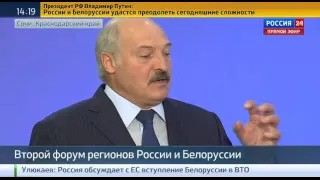 Путин поинтересовался у Лукашенко, зачем он разбавляет молоко