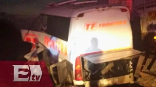 Tren se impacta contra autobús en Nuevo León; hay 16 muertos / Paola Virrueta