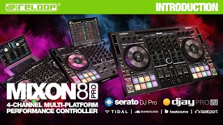 Reloop Mixon 8 Pro - professional DJ controller - Serato DJ & Algoriddim djay PRO AI (Introduction)