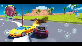 Gangster game || Roughly driving car police action gun fire chasing cars || action game racing cars